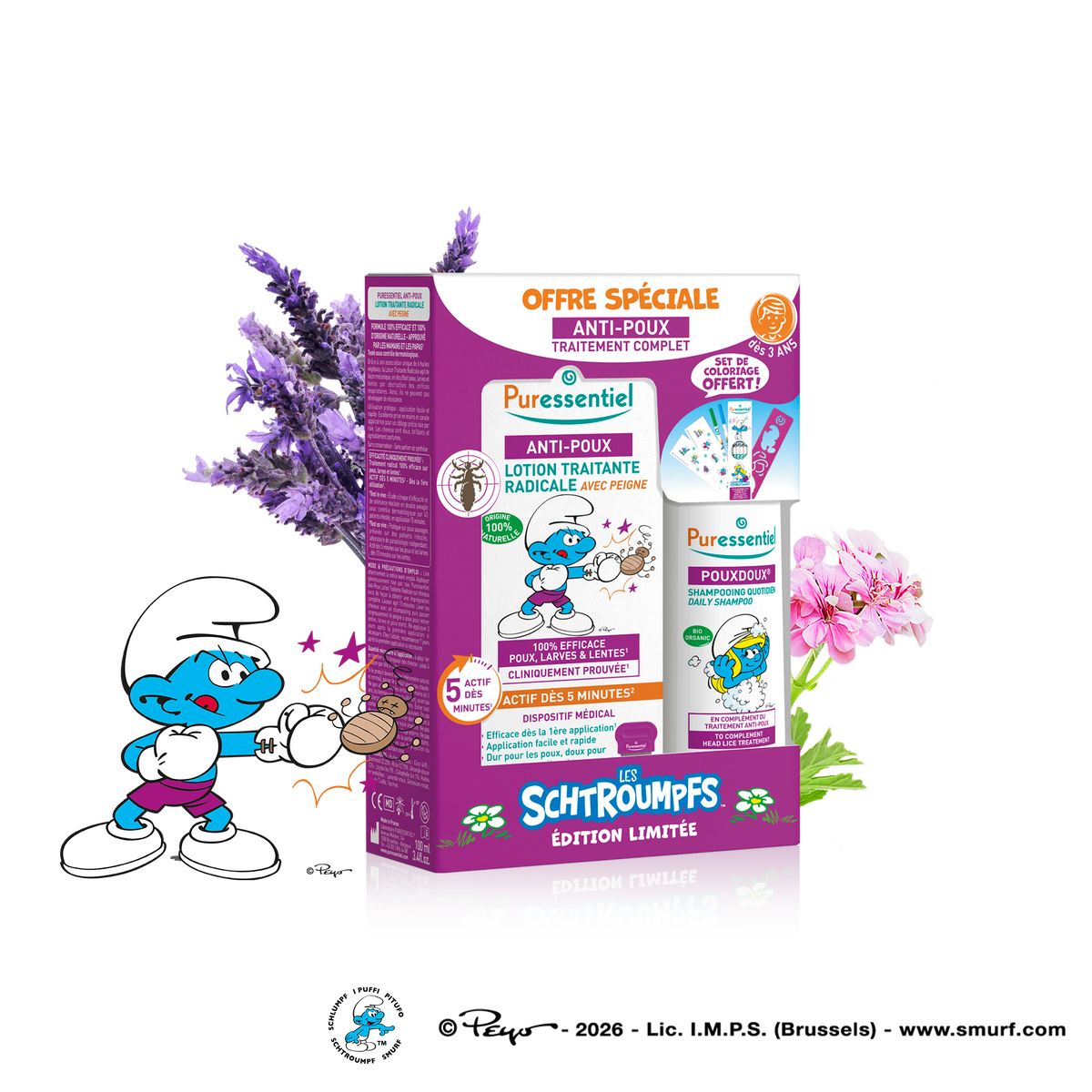 Coffret Traitement Complet Anti-Poux