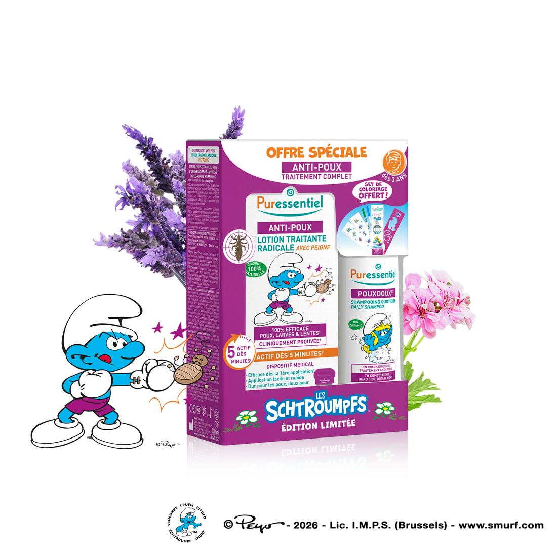 Coffret Traitement Complet Anti-Poux