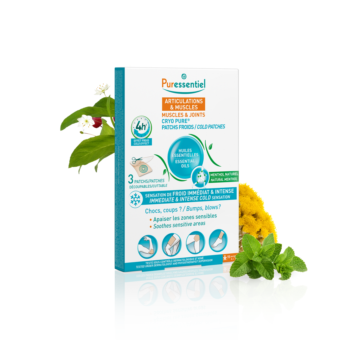 Patchs Froids Cryo Pure® Articulations &amp; Muscles