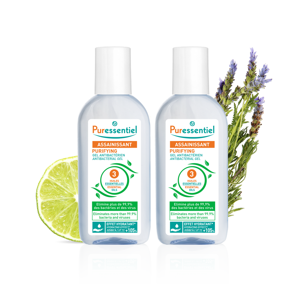 Duo Gel Antibactérien Assainissant