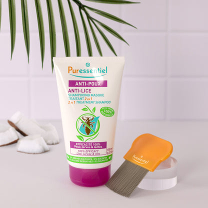 Shampooing Masque Traitement Radical 2 en 1 Anti-Poux
